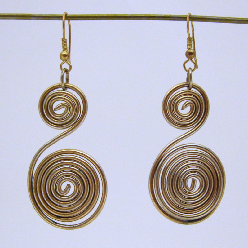 Spiral Earrings | Hillary's Handmade